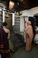 HH Swamiji's arrival at Samadhi Math, Mangaluru (26 July 2026); Picture Courtesy Smt. Sanjana Bantwal